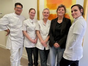 Leo, Rosalie, Francis, Astrid, Renate